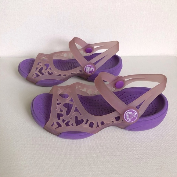 Crocs Toddler Adrina Hearts Sandals - Picture 3 of 9